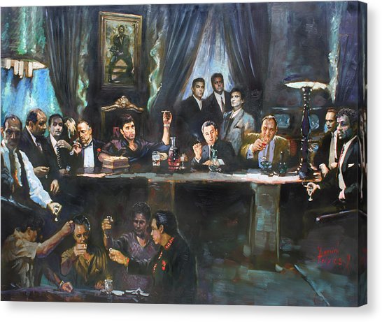 546x461 Mafia Art Fine Art America - Mobster Painting