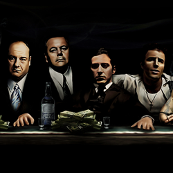 250x250 Mobster Paintings - Mobster Painting