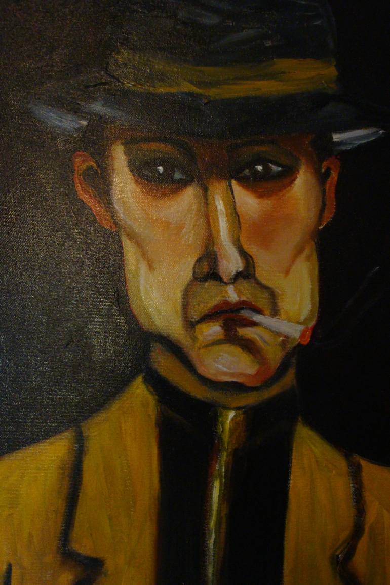 770x1155 Saatchi Art Mobster Painting By Trish Freitas - Mobster Painting