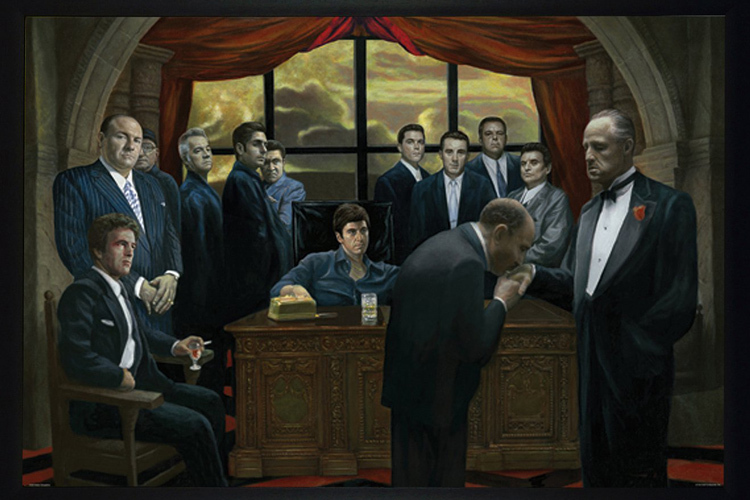 750x500 Buy Mafia Gangster And Get Free Shipping - Mobster Painting