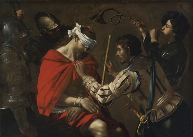 662x470 The Mocking Of Christ By Caravaggio On Artnet - Mocking Of Christ Painting