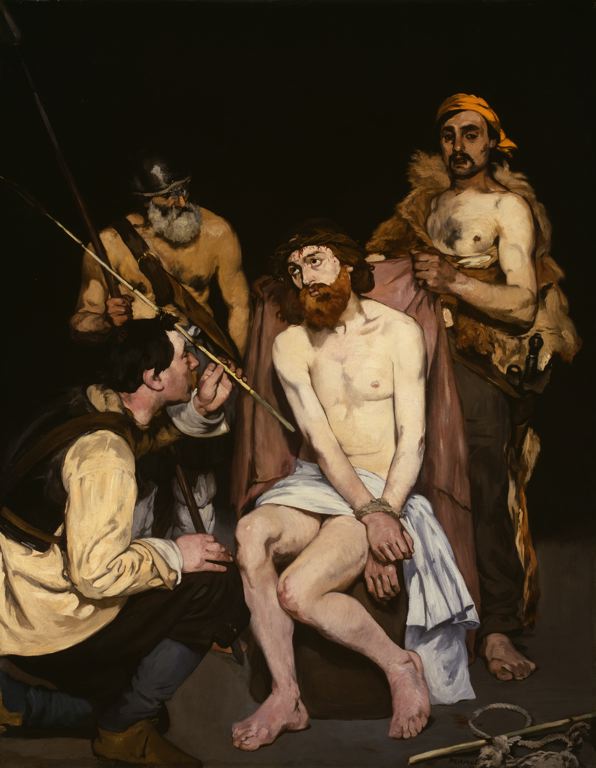 596x768 Filethe Mocking Of Christ 1864 Edouard Manet.jpg - Mocking Of Christ Painting