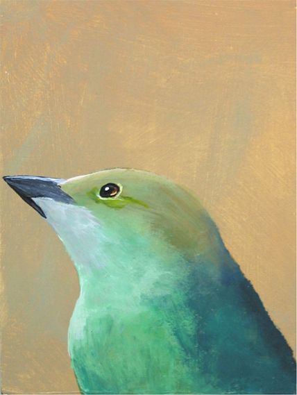 428x569 Honey Kennedy The Mincing Mockingbird Painting 03 Art - Mockingbird Painting