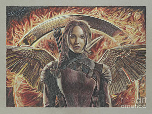 300x225 Mockingjay Art Fine Art America - Mockingjay Painting