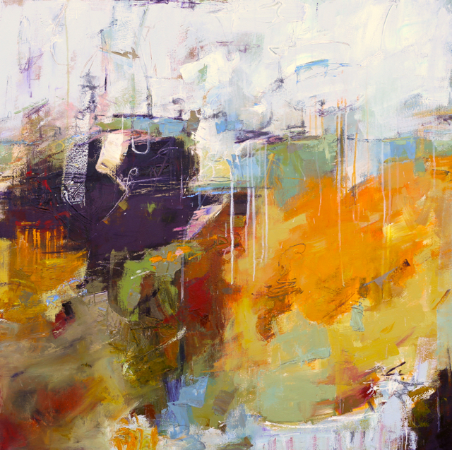 640x637 Elizabeth Chapman Modern Abstract Painting Mistral By Elizabeth - Modern Abstract Painting