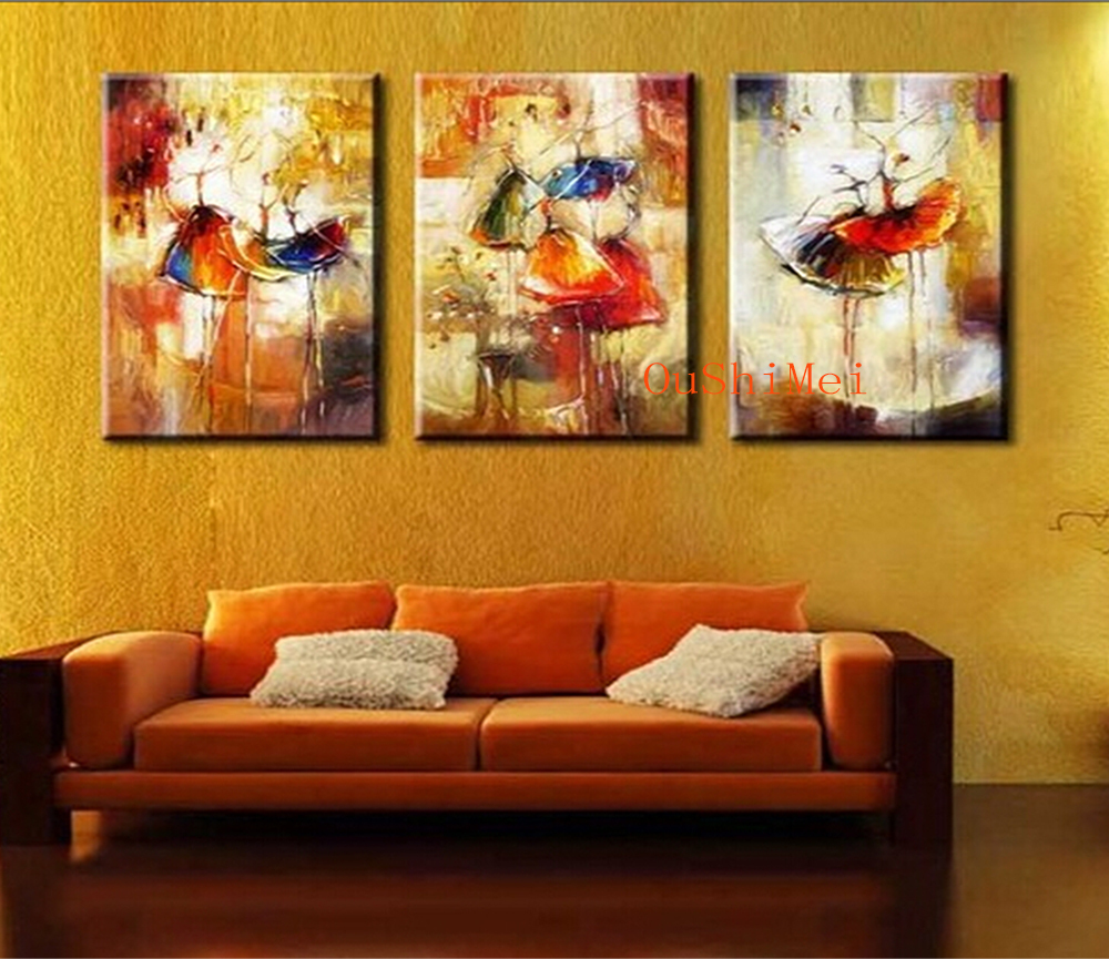 1000x865 Hot Ballet Oil Paintings Handmade Picture On Canvas Modern - Modern Acrylic Painting