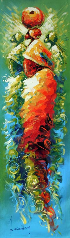 237x800 Original Modern And Freestyle Painting - Modern Acrylic Painting