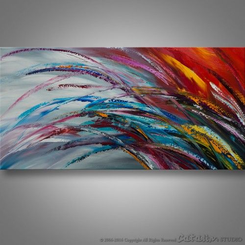 500x500 Abstract, Palette Knife Painting, Modern Painting, Art, Large - Modern Acrylic Painting