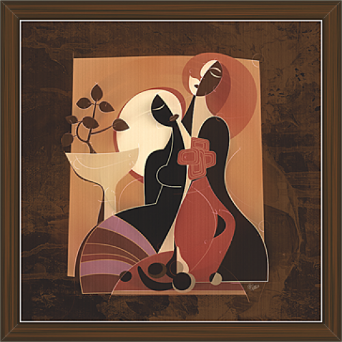 500x500 African Modern Art Paintings (As 7918) - Modern Art Painting Pictures