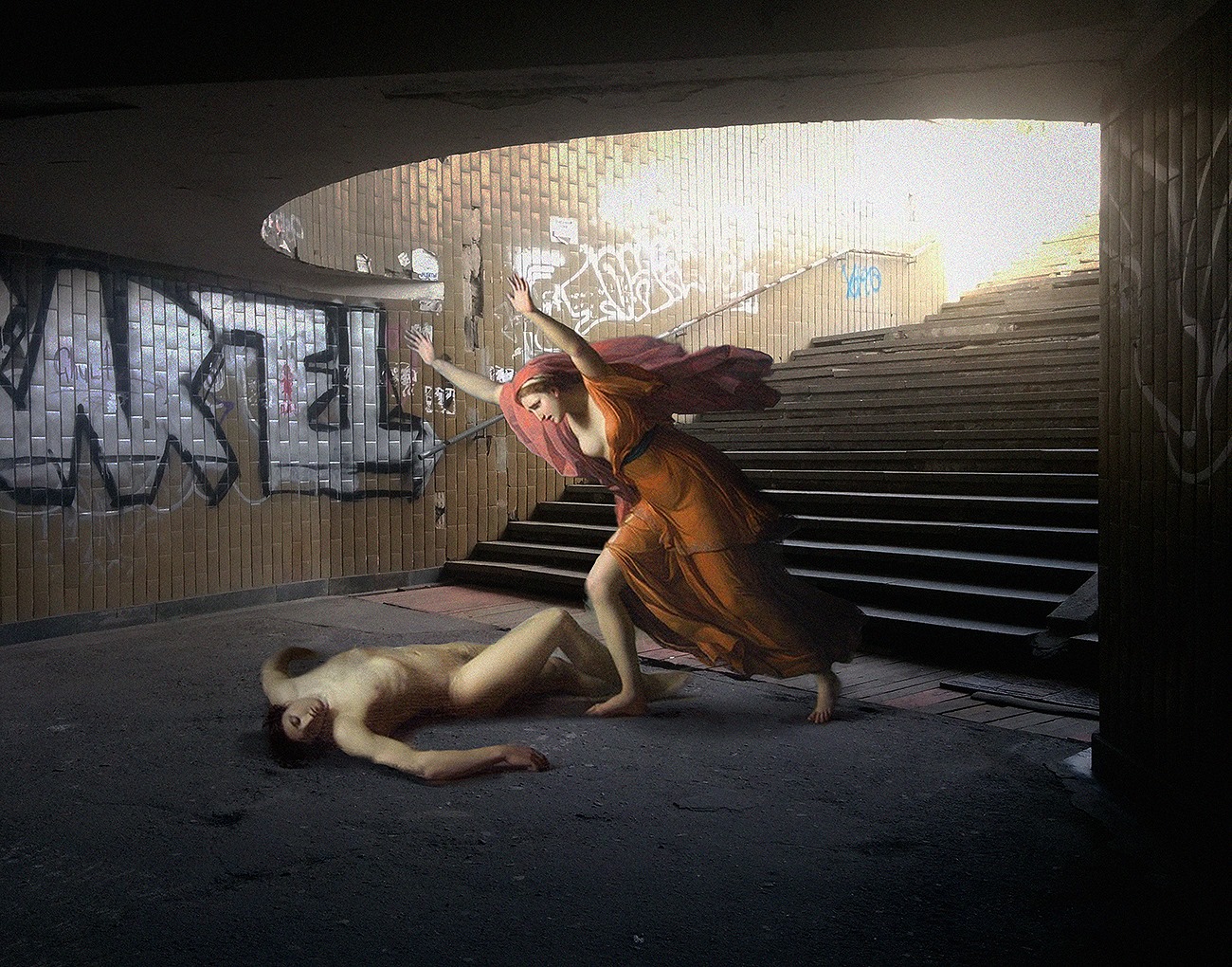 1300x1020 This Artist Photoshops Figures From Classical Paintings Into - Modern Classical Painting