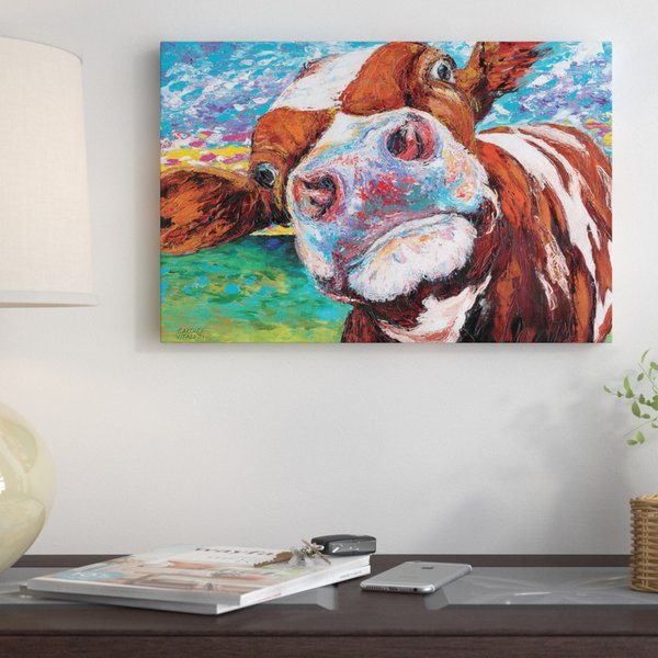 Modern Cow Painting at PaintingValley.com | Explore collection of ...