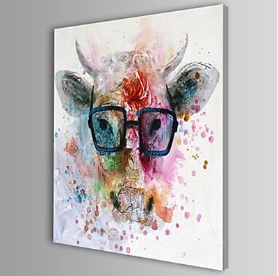 Modern Cow Painting at PaintingValley.com | Explore collection of ...