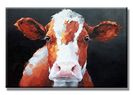 425x306 Seven Wall Arts - Modern Cow Painting