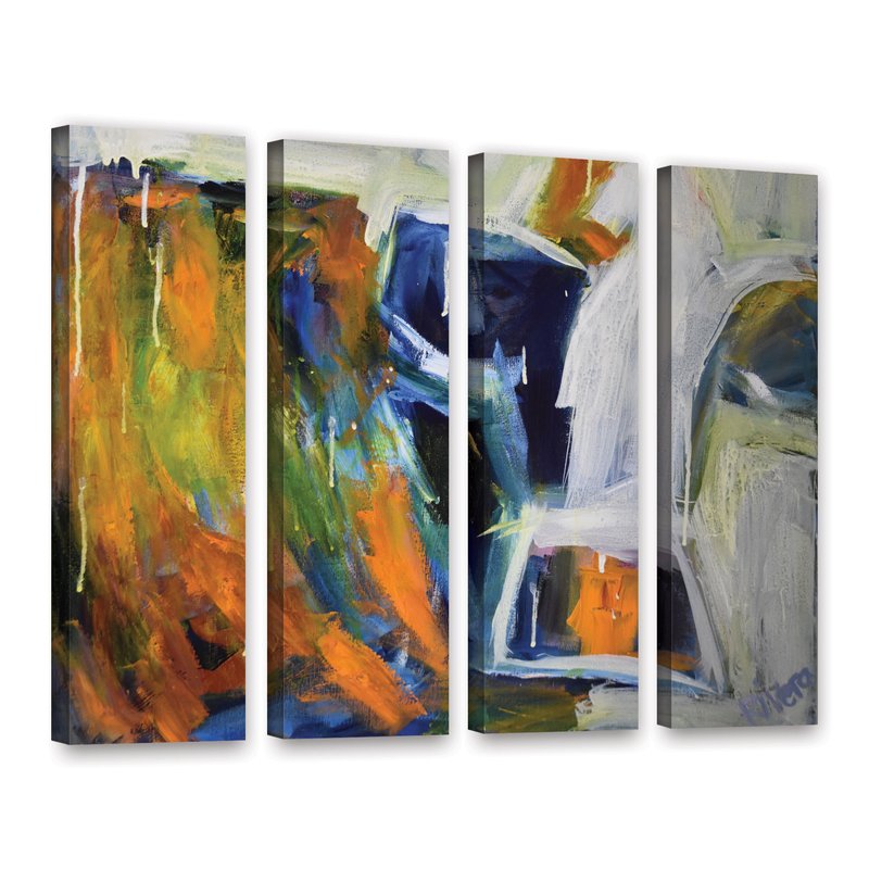 800x800 August Grove Modern Cow Painting Print On Wrapped Canvas Amp Reviews - Modern Cow Painting