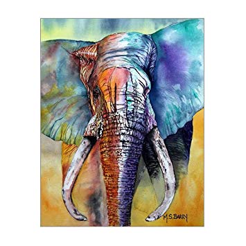355x355 Fashion Elephant Painting Painting Canvas Print 11 X - Modern Elephant Painting