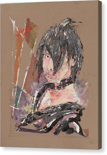 430x622 A Modern Geisha Painting By Jorge Garza - Modern Geisha Painting