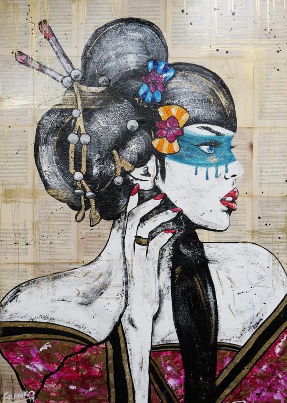 570x800 Products - Modern Geisha Painting