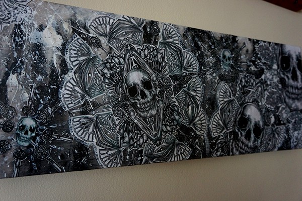 600x400 Skulls And Skeleton Key Gothic Victorian Painting Tatto On Behance - Modern Gothic Painting