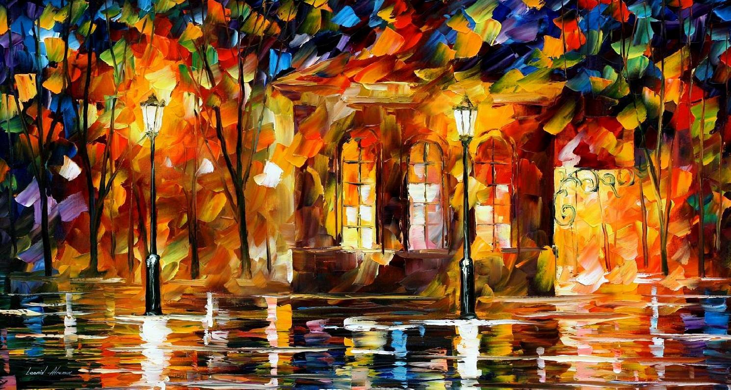 1490x794 Modern Impressionism Palette Knife Oil Painting Kp15050 [Kp15050 - Modern Impressionism Palette Knife Oil Painting