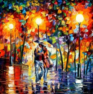 300x302 Modern Impressionism Palette Knife Oil Painting On Canvas Kp190 - Modern Impressionism Palette Knife Oil Painting