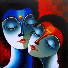 Modern Krishna Painting