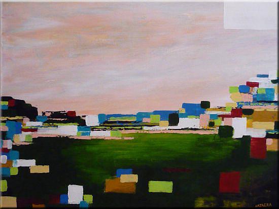 550x412 Original Abstract Landscape Painting Modern Art - Modern Landscape Painting