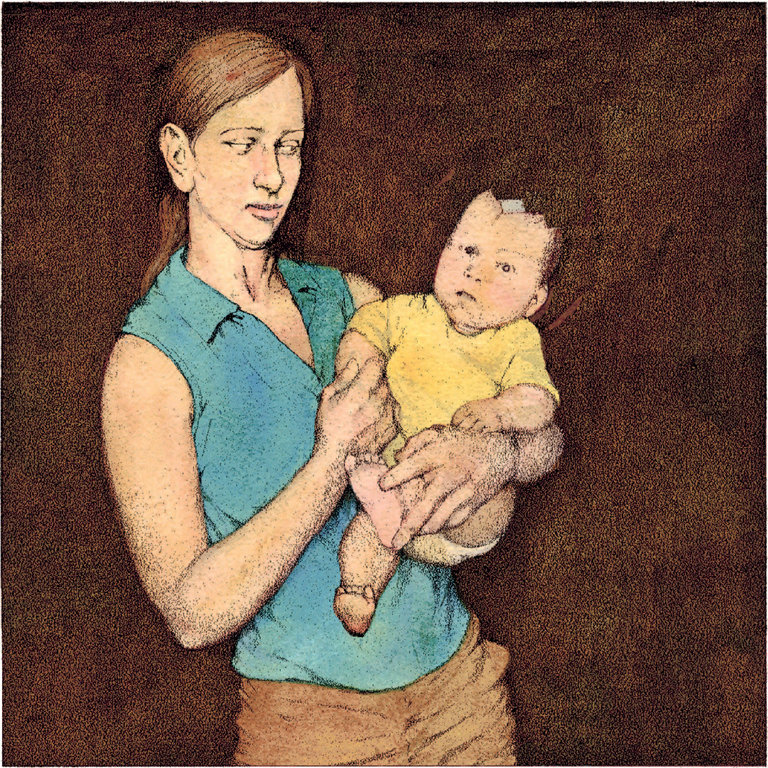 768x768 My First Lesson In Motherhood (Updated With Podcast) - Modern Love Painting