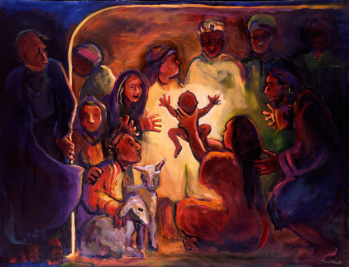 Modern Nativity Painting At Paintingvalley.com 