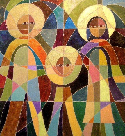 Modern Nativity Painting At PaintingValley.com | Explore Collection Of ...