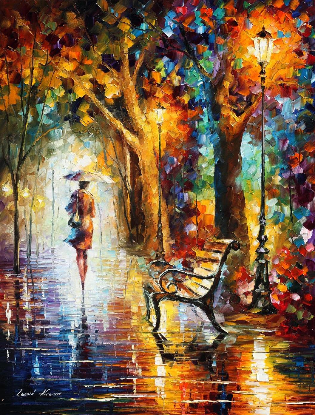 1056x1391 The End Of Patience Palette Knife - Modern Painting