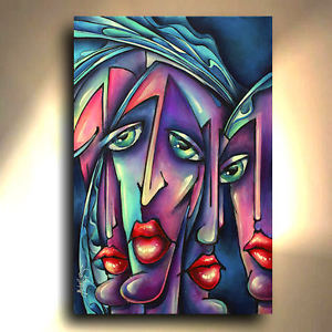 300x300 Art Figurative Modern Painting Choosing Sides Mix Lang Urban Art - Modern Painting
