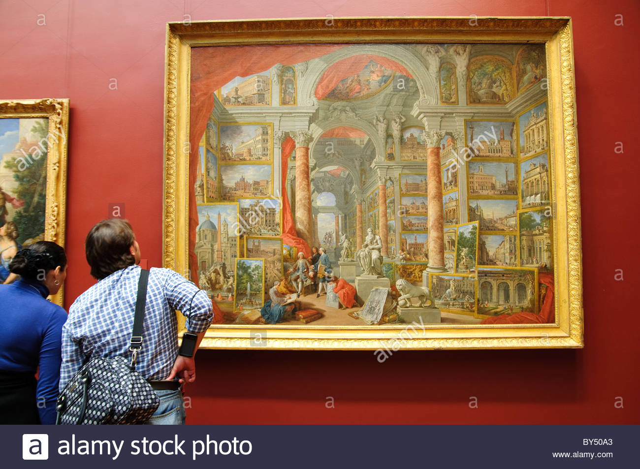 1300x953 Modern Rome, 1757, Giovanni Paolo Panini Stock Photo 33916123 - Modern Rome Painting