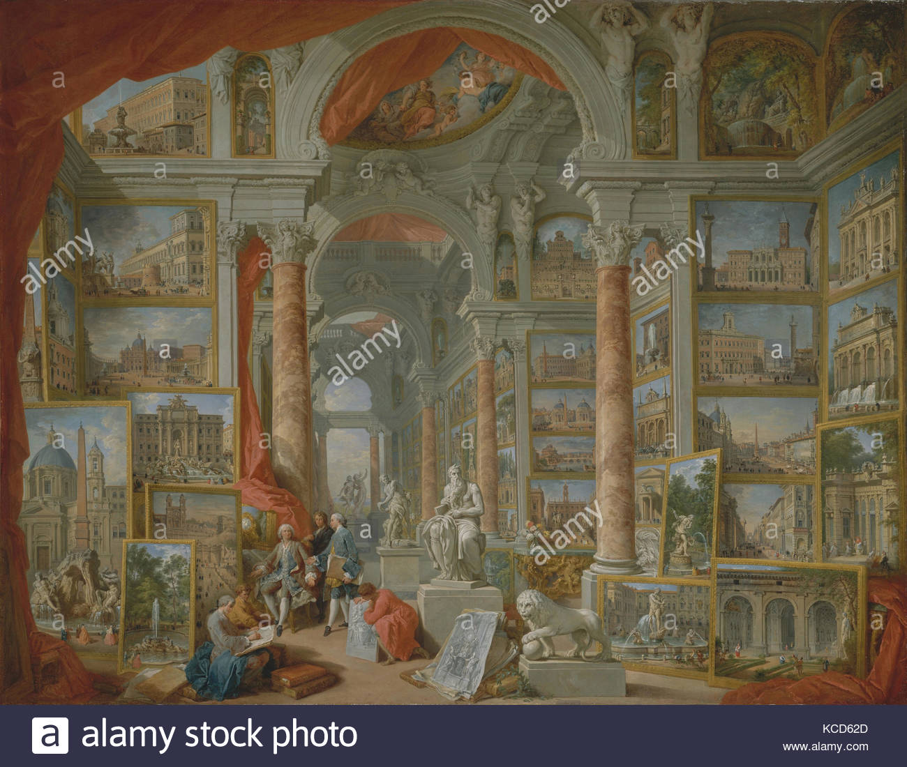 1300x1100 Modern Rome, 1757, Oil On Canvas, 67 34 X 91 34 In. (172.1 X 233 - Modern Rome Painting