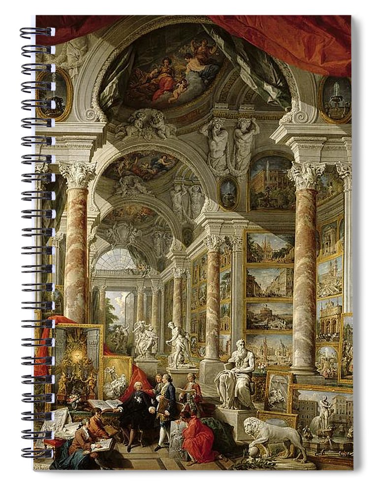 770x1000 Gallery With Views Of Modern Rome Spiral Notebook For Sale By Panini - Modern Rome Painting