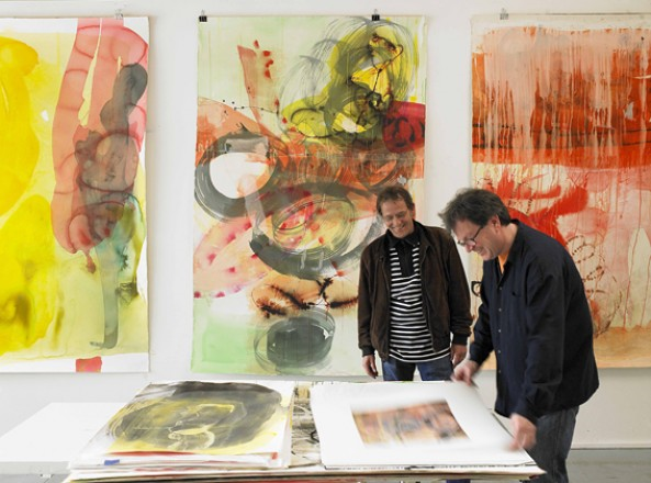 593x440 British Contemporary Watercolors - Modern Watercolor Painting