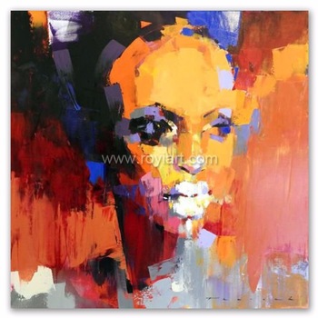 350x350 Modern Beautiful Lady Figure Art African Women Portrait Oil - Modern Woman Painting