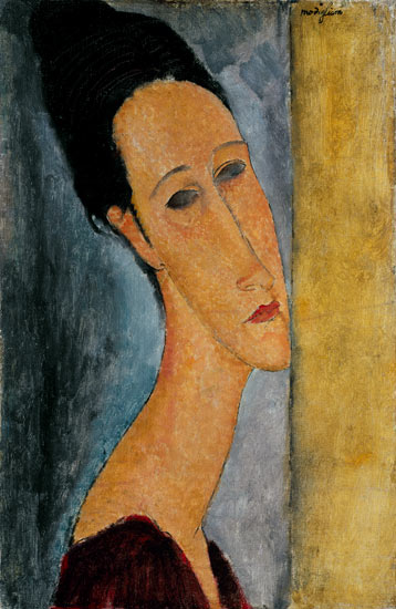 358x550 Portrait Of Jeanne Hebuterne - Modigliani Jeanne Painting