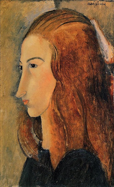 389x640 Jeanne Hebutern Amedeo Modigliani Art Oil Painting High Quality - Modigliani Jeanne Painting