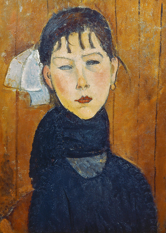 639x900 La Petite Marie Painting By Amedeo Modigliani - Modigliani Painting
