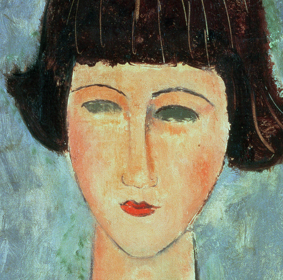 900x890 Young Brunette Painting By Modigliani - Modigliani Painting