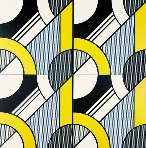 495x500 Modular Painting With Four Panels, - Modular Painting