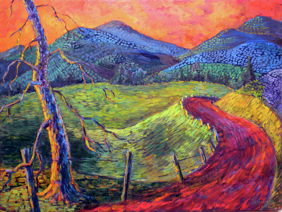 900x676 Mohawk Valley Plumas County Ca Painting By Jean Groberg - Mohawk Valley Painting