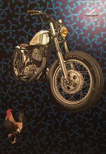 344x500 Molecular Motivation By Stephen Hall (2015) Painting Acrylic - Molecular Painting