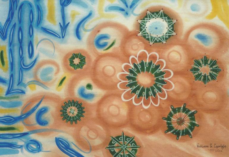 770x528 Saatchi Art Molecular Geometry Painting By William Carlyle - Molecular Painting