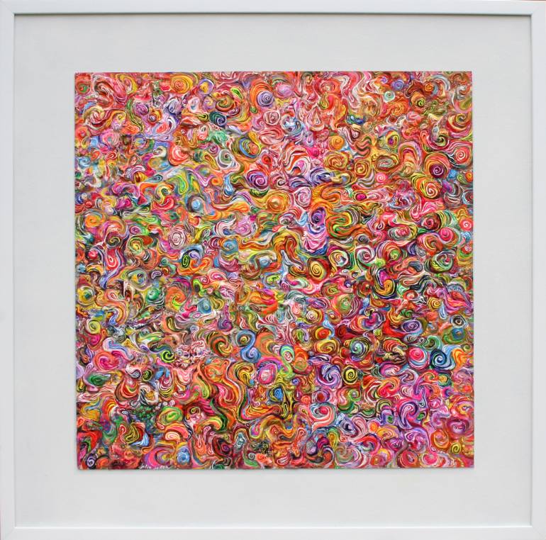 770x762 Saatchi Art Molecular Landscape Painting By Julia Sadeh - Molecular Painting