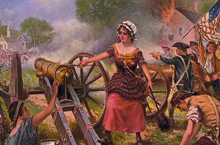 447x295 Pictures Of Molly Pitcher - Molly Pitcher Painting