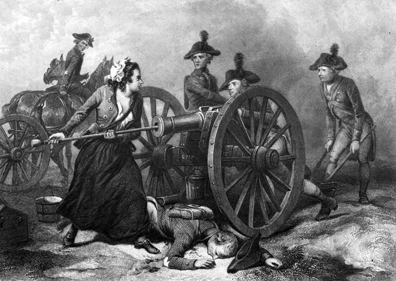 800x568 Primary Source Molly Pitcher - Molly Pitcher Painting