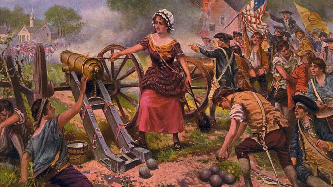 678x381 Revolutionary Woman Of Mystery Who Is Molly Pitcher - Molly Pitcher Painting