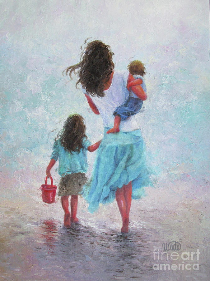 Mom And Daughter Painting at Explore collection of