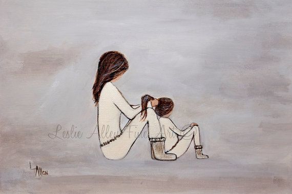570x378 Mother Daughter Painting Mom Daughter Sisters Sister Child Little - Mom And Daughter Painting